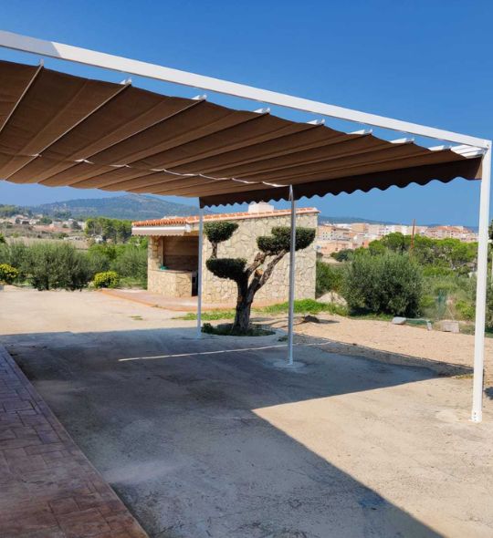 Toldo plano